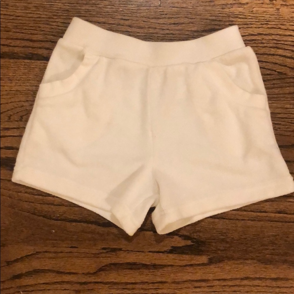 Girls white shorts